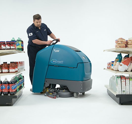 T350 Fregadora de suelo con conductor de pie alt 9